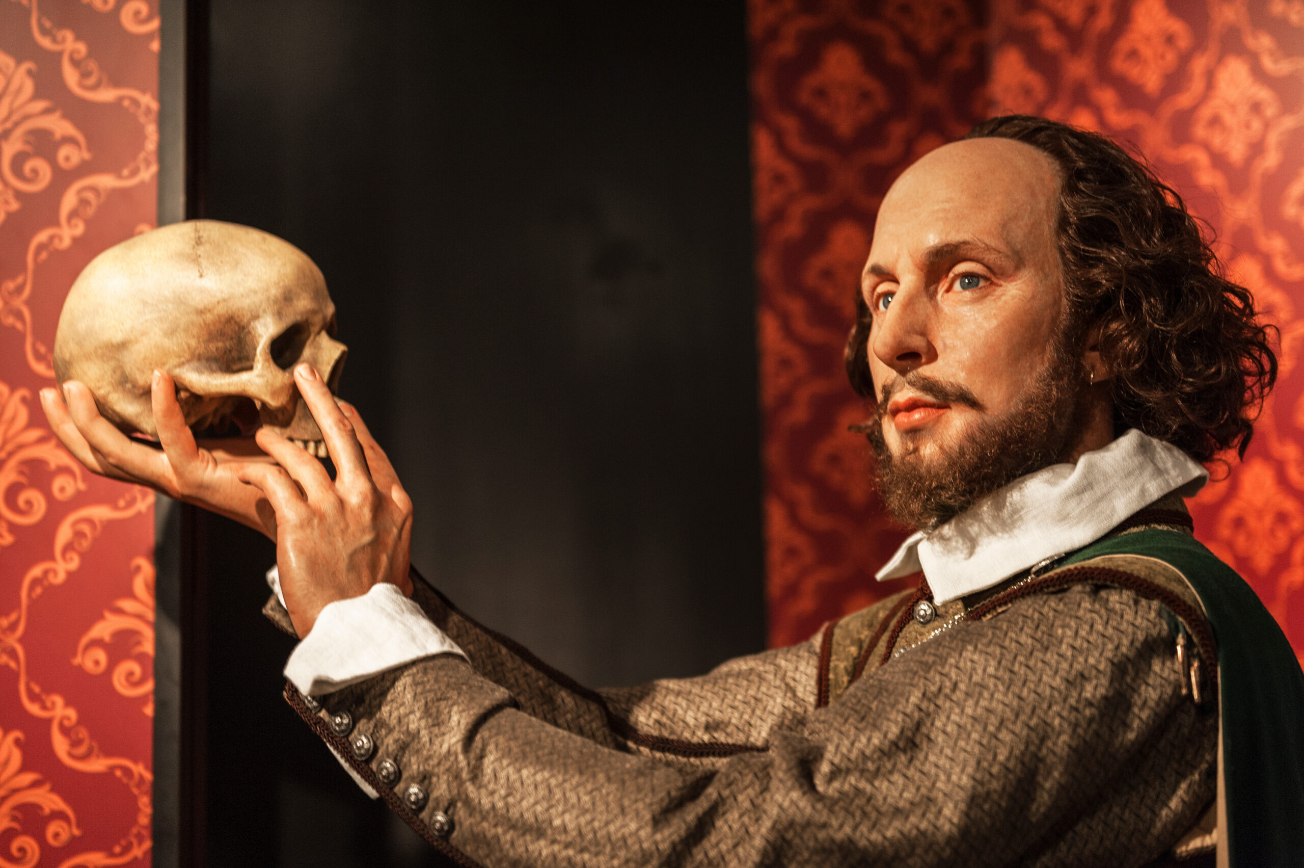 William Shakespeare Wax Figure In Madame Tussauds Museum In Berlin, Germany