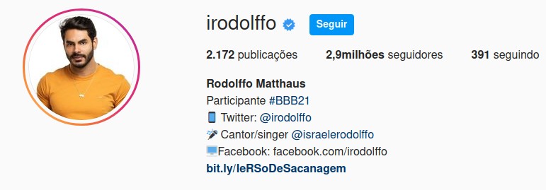 Instagram De Rodolffo